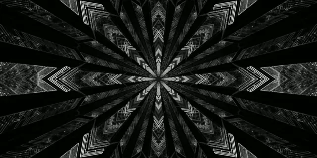 Terowongan Neon Hitam Screensaver 2:1 Univisium 60fps VJ Loop PC Laptop