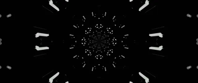 Túnel Neon Explosão Caleidoscópio Fractal VJ Loop 2.39:1 Cinemascope 60fps Proteção de Tela