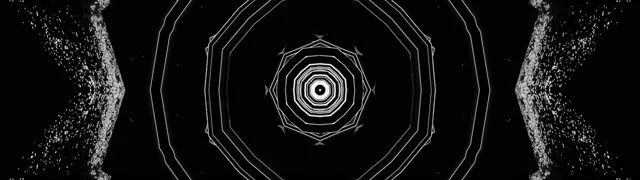 Túnel Neón Decagon Vortex VJ Loop 60fps 32:9 Super Ultrawide Screensaver