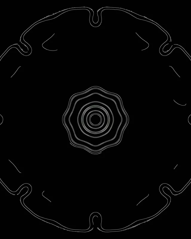 Túnel Neón Negro Protector de Pantalla 60fps 4:5 Instagram Vj Loop