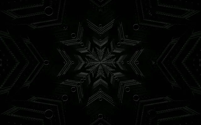Neon Tunnel Dark Star Kaleidoscope Vj Loop 60fps 16:10 Macbook Screensaver