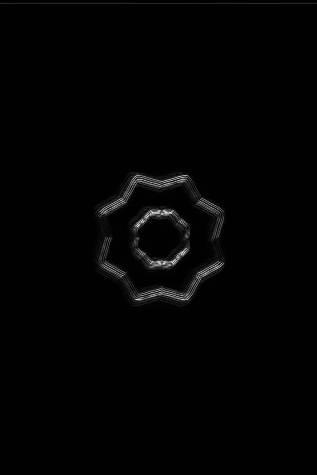 Neon Tunel Ilun Mandala Erazuna 2:3 Argazki Bertikala 60fps Pantaila-babeslea Vj Loop