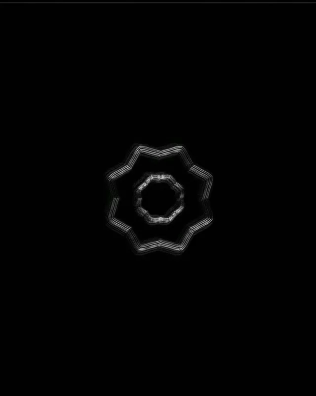 อุโมงค์นีออน ดาวมืด Mandala Loop 60fps 4:5 Instagram Screensaver Vj Loop