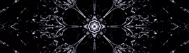 تونل نئون سیاه سفید کالیدوسکوپ اسکرین سیور 32:9 Super Ultrawide 60fps VJ Loop