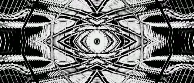 Black & White Neon Tunnel Screensaver 21:9 Ultrawide 60fps Vj Loop PC