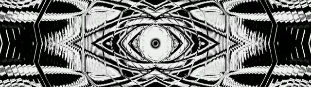 블랙 & 화이트 네온 터널 화면보호기 32:9 Super Ultrawide 60fps VJ Loop