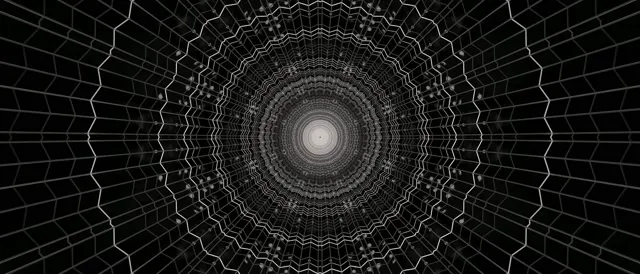 Vj loop Neon Tunnel Spider Web Vortex 21:9 Ultrawide 60fps Screensaver