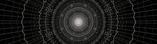 تونل نئون شش‌ضلعی شبکه گردابی 32:9 Super Ultrawide 60fps محافظ صفحه VJ Loop