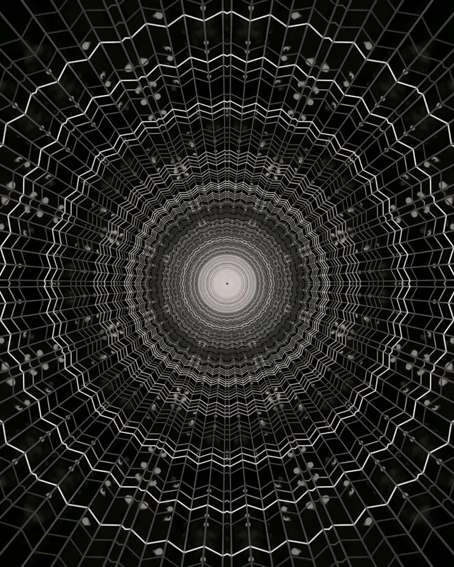 Túnel Neón Vórtice Rede VJ Loop 60fps Protector de Pantalla 4:5 Instagram