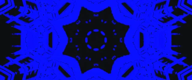 Blue Black تونل نئون Screensaver 2.39:1 Cinemascope 60fps VJ Loop