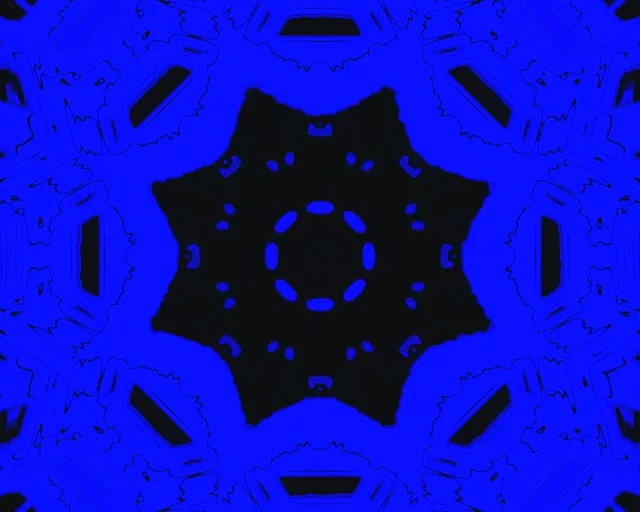 Túnel de Neó Blau Negre Estalviapantalles 5:4 industrial 60fps VJLoops