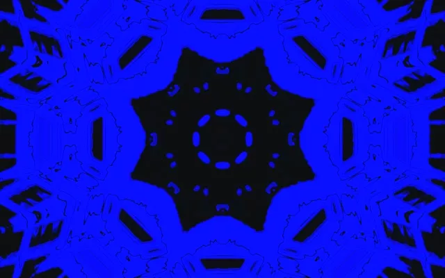 파란색 검은색 네온 터널 화면보호기 60fps 16:10 맥북 VJLoops