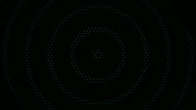 Blue Digital Particle Wave Motion - 4K Abstract