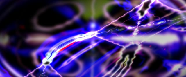 Blue Electric Neon Tunnel VJLoops 60fps 2.39:1 Cinemascope Screensaver