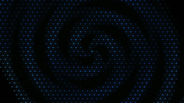 Blue Hearts Particle Wave Motion Graphics Background