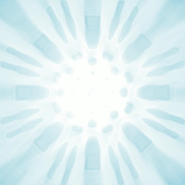 Blue Light Neon Tunnel | 1:1 Square 60fps VJ Loop Screensaver