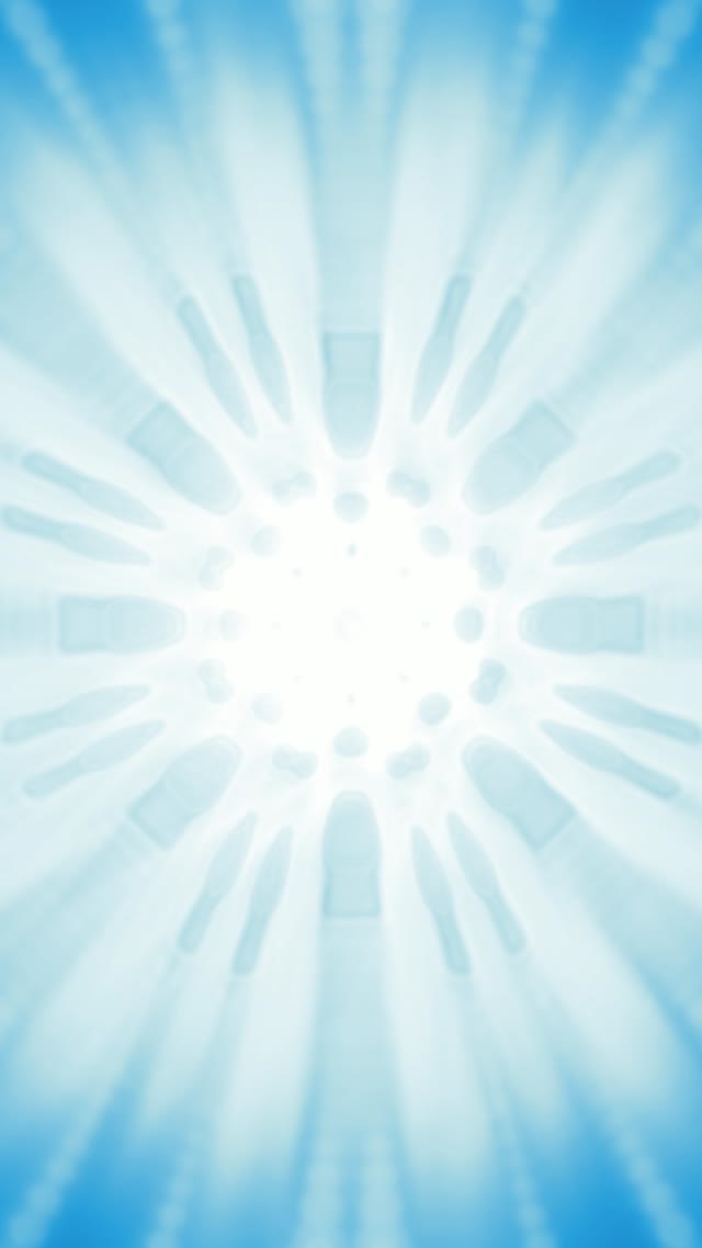 Blue Light Neon Tunnel 9:16 Reels 60fps Screensaver VJ Loop