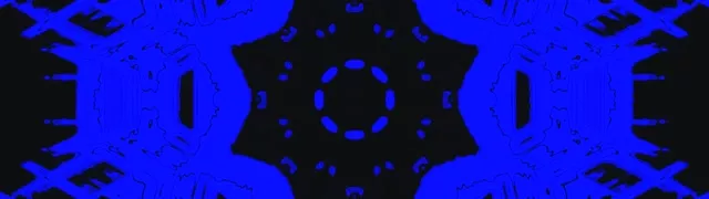 Blue تونل نئون Screensaver 32:9 Super Ultrawide 60fps VJ Loop