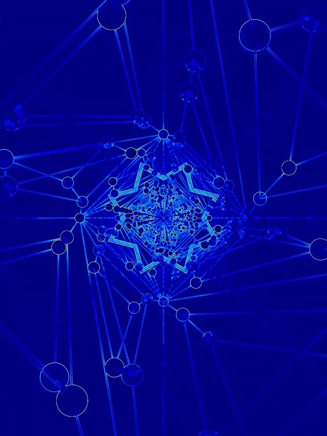 Mavi Neon Tünel Ekran Koruyucu 3:4 iPad Portre 60fps VJ Loop