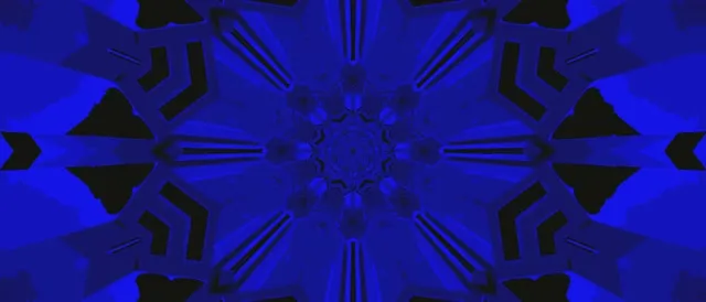Neon Tunnel Blue Kaleidoscope Vj Loop 21:9 Ultrawide 60fps Screensaver