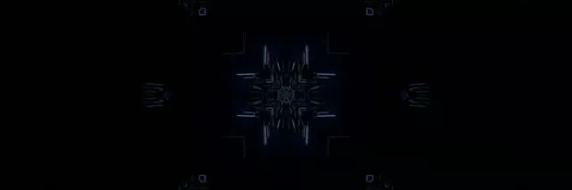 Neon Tunnel Kaleidoscope Burst 3:1 Triple Wide 60fps Screensaver VJ Loop