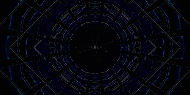 Neon Tunnel Diamant Vortex VJ Loop 2:1 Univisium 60fps Bildschirmschoner