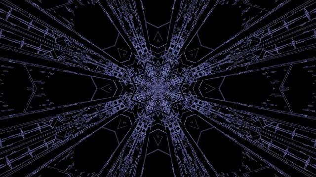 Blue Neon Tunnel Screensaver 4K UHD 60fps Vj Loop PC Laptop