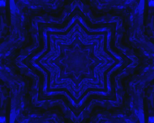 Túnel de Neó Blau Estrella estalviapantalles 5:4 industrial 60fps VJLoops