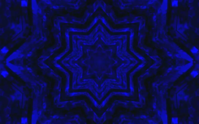 파란색 네온 터널 별 스크린세이버 60fps 16:10 맥북 VJ Loop