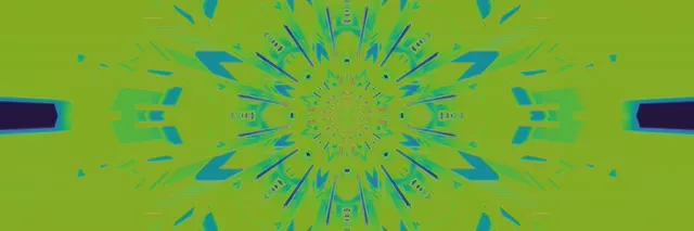 Neon Tunnel Kaleidoscope Vortex | 3:1 Triple Wide 60fps Screensaver Loop