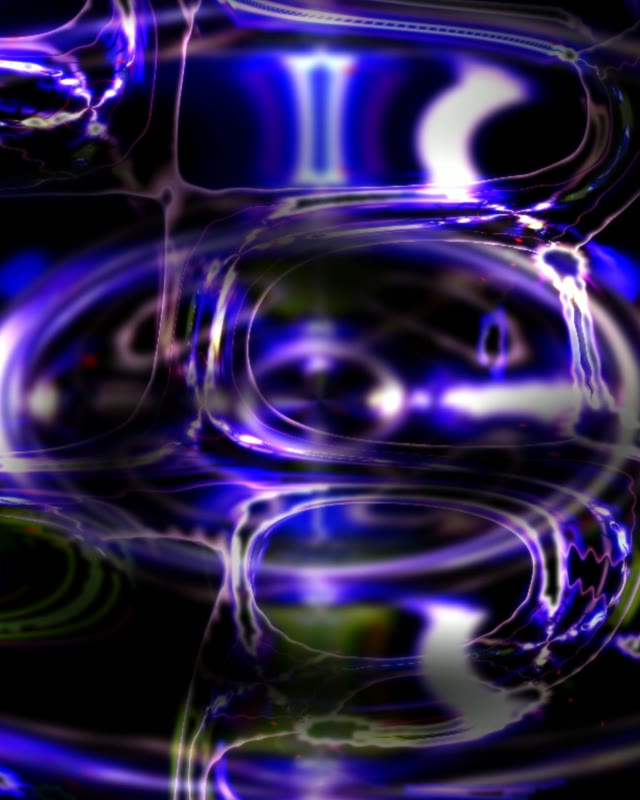 Blue Neon Tunnel VJLoops Loop 4:5 Instagram 60fps Screensaver Motion