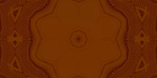 Neonový Tunel Hnědá Mandala Ovál Loop 2:1 Univisium 60fps Spořič VJ Loop