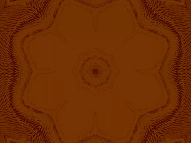 Tunnel Neon Mandala Ovale Marrone VJLoops 4:3 Classico 60fps Screensaver