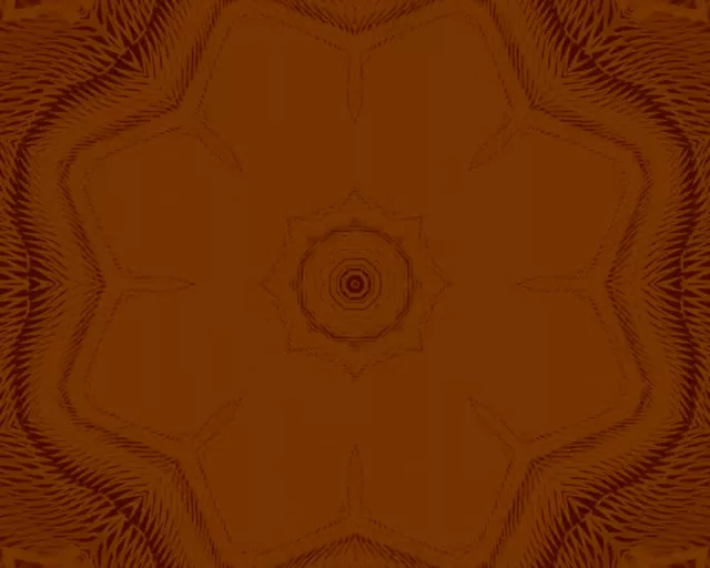 Neonový Tunel Hnědý Ovál Mandala VJ Loop 5:4 Industrial 60fps Spořič