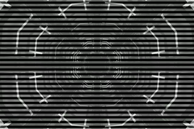 Twnnel Neon Rhwyll Wythongl VJ Loop 3:2 Surface 60fps Arbedwr Sgrin