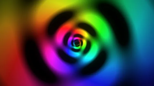 Colorful 4K spiral vortex motion background for broadcast and video editing