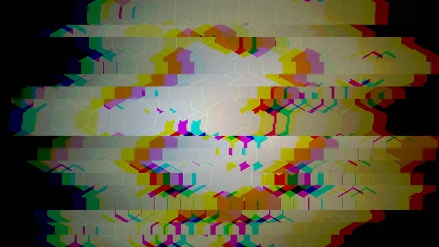 Colorful Digital Glitch Abstract 4K Motion Background