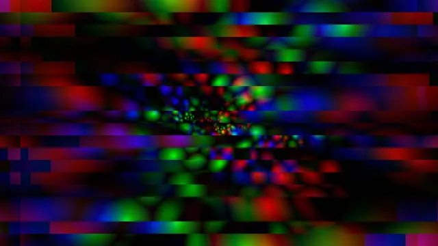 Colorful Digital Glitch and Pixel Burst Animation