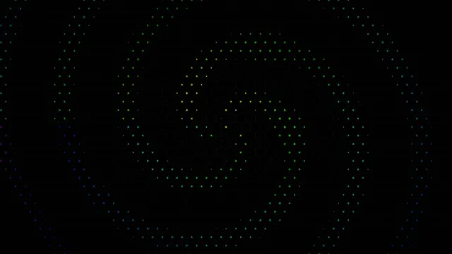 Colorful Digital Particles Network Animation 4K