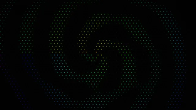 Colorful Digital Particles Wave Motion 4K