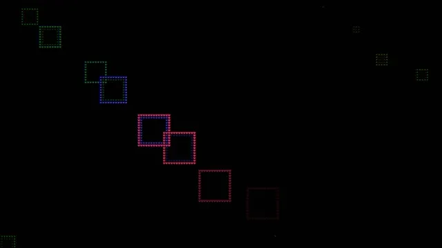 Colorful Digital Squares Motion Graphics Animation
