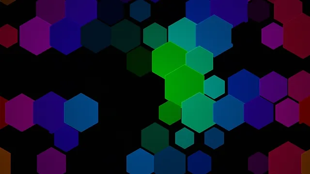 Colorful Hexagon Grid Animation 4K Ultra HD Background