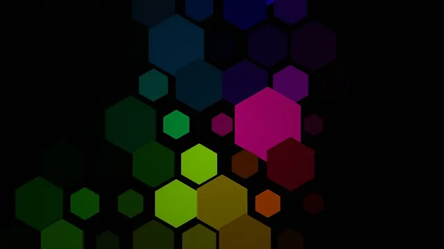 Colorful Hexagons Motion Graphics 4K Background