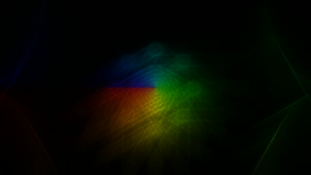 Colorful Neon Tunnel 60fps with Dynamic Light Rays and Glowing Geometric Shapes