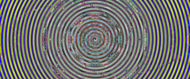 Terowong Neon Vortex Berputar Loop 2.39:1 Cinemascope 60fps VJLoops Animasi Screensaver