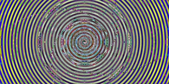 Барвистий Спіралюючий Неонова Тунель VJLoops 2:1 Univisium 60fps Screensaver