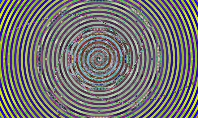 ネオンタンネルスパイラリングレインボーボルテックス 5:3 ワイド 60fps VJループ スクリーンセーバー