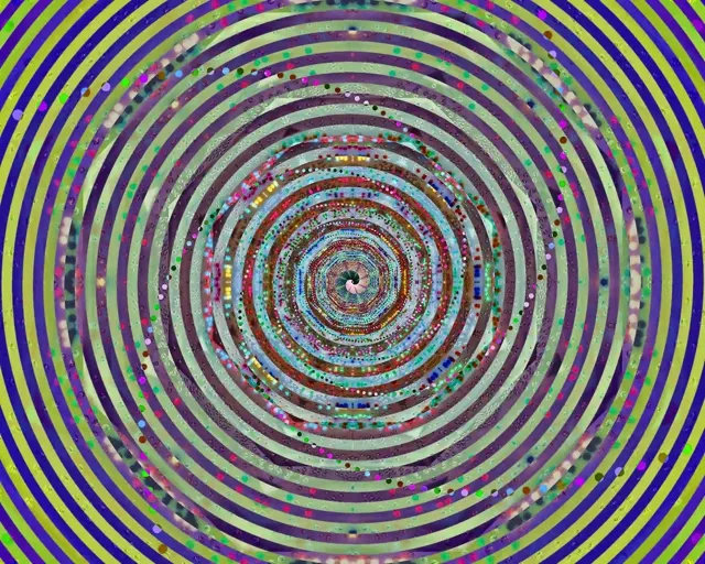 Vórtice Espiral Túnel Neon 5:4 Industrial 60fps VJ Loop Screensaver