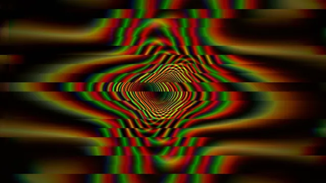 Colorful Psychedelic Tunnel Motion Graphics 4K
