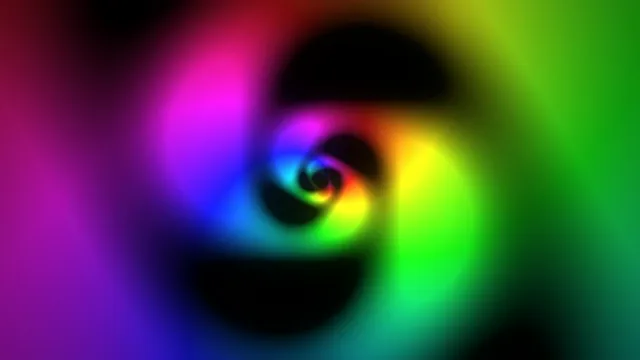 Colorful Rainbow Spiral Motion Graphics 4K